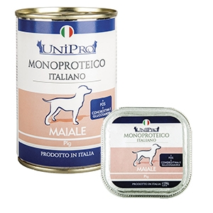 Unipro Unicamente Maiale 150gr Monoproteico Vaschetta Unipro Unicamente Maiale 150gr Monoproteico Vaschetta